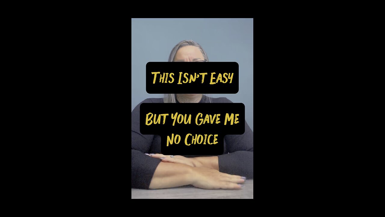 This Isn’t Easy For Me To Do. 😑