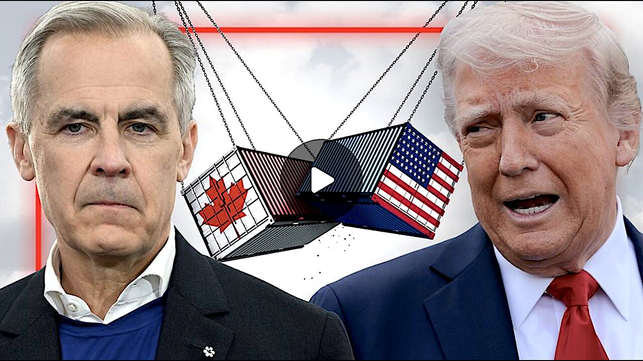 Trump's 51st State Joke about Allowed WEF Puppet Mark Carney to Pose as a Nationalist