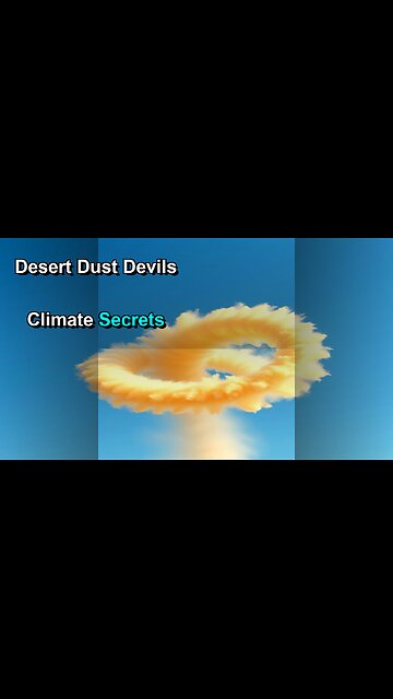 Desert Dust Devils: Climate Change's Secret Dance? ️