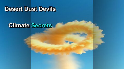 Desert Dust Devils: Climate Change's Secret Dance? ️