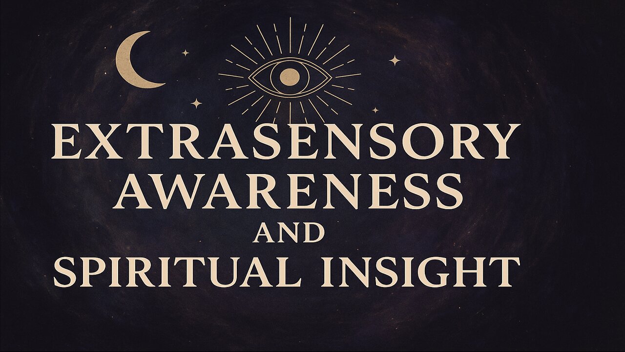 Extrasensory Awareness and Spiritual Insight