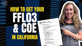 FREE Checklist: How to Get Your FFL03 & COE in California (Step-by-Step Guide)