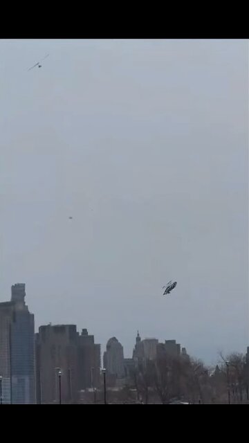 BREAKING NEWS🚨 The Rotor, a.k.a. blades, separated from the Helicopter before crashing.