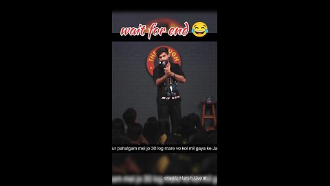 Pahalgam mein jo 30 log mare?? #trending #standupcomedy #shortsfeed