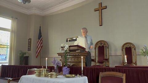 Sunday Sermon, Pastor Jay D. Hobson, Cushman Union Church, May 4, 2025