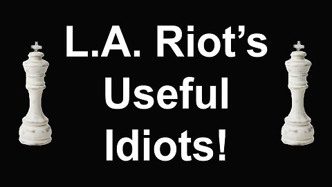 L.A. Riot's Useful Idiots