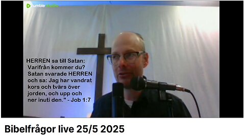 Vem ska böja knä för Jesus under jorden ? Vad är Guds församling egentligen ? -Bibelfrågor live 25/5 2025