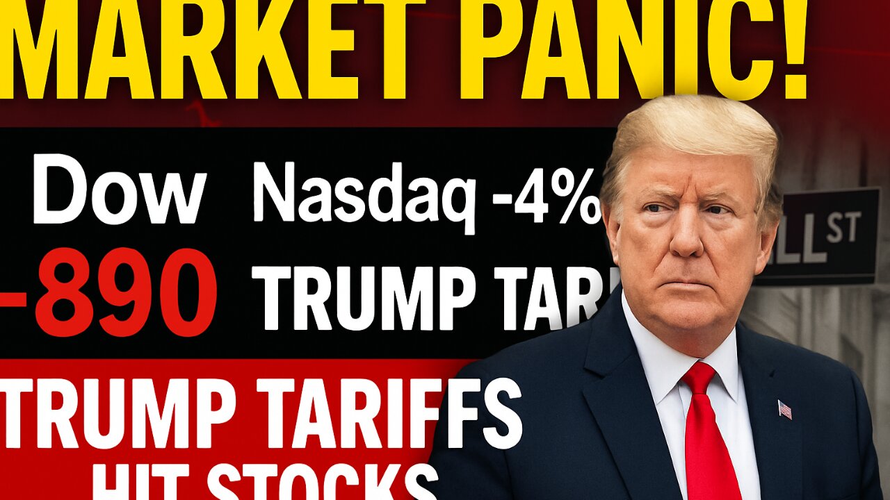 Dow Plunges 890 Points | Trump Tariffs Spark Stock Market Sell-Off
