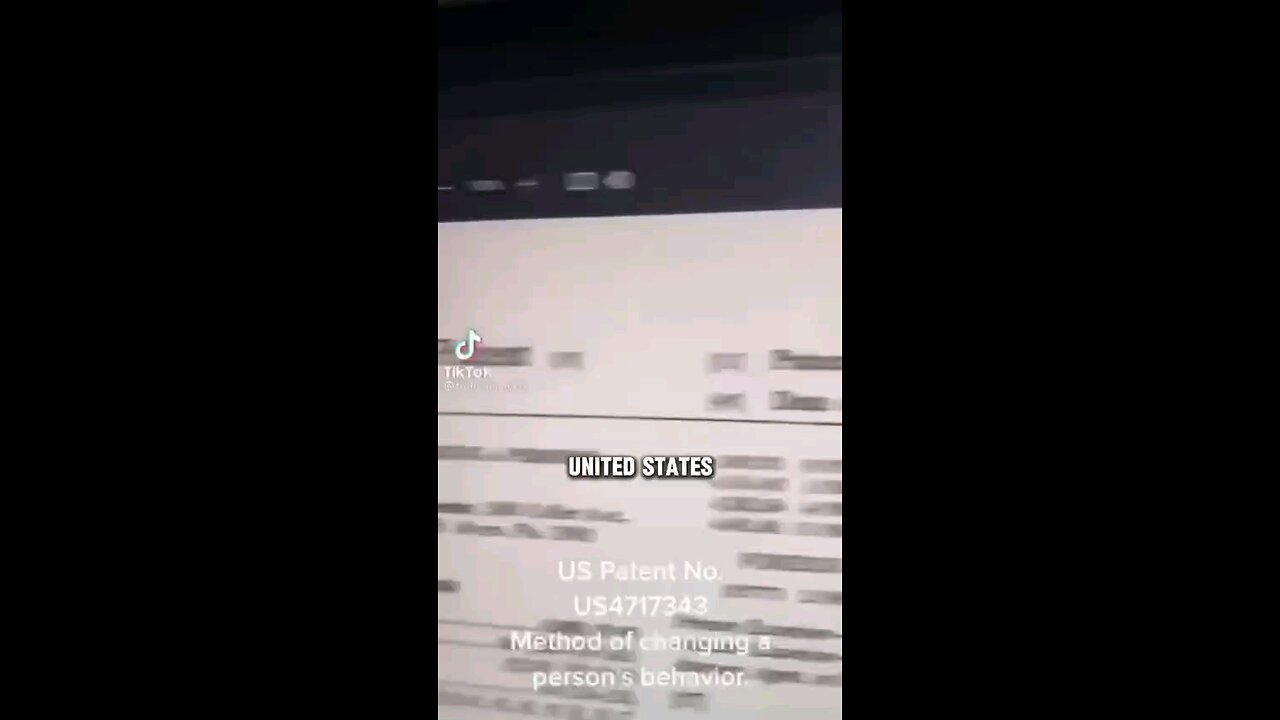 US Patent 4717343-Mind Control Via Video