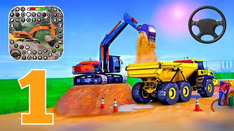 Road Excavator City Builder 3D - Gameplay Walkthrough | Part 1 (Android, iOS)