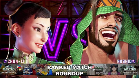 Kuya Kalbo SF6 Ranked Match Roundup. Chun Li Master Rank [Hori Fight Stick]