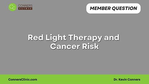 Red Light Therapy and Cancer Risk