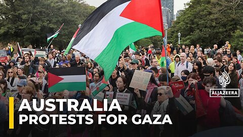 Tens of thousands of people march across Sydney to demand an end to Israel's war on Gaza