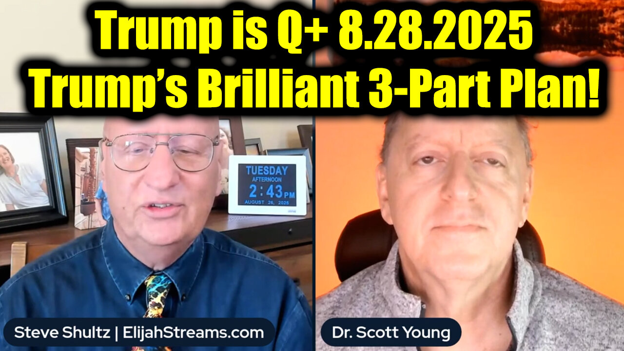 3-Part Plan. 8-27-25-AT-7PM-CST-20G-EST #TRUTH