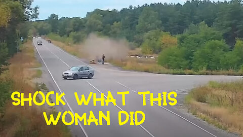 In UKRAINE a woman caused a terrible accident!!!