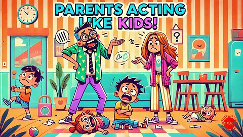 When Parents Act Like Kids for 3 Minutes! 😂 | Family Comedy Skit