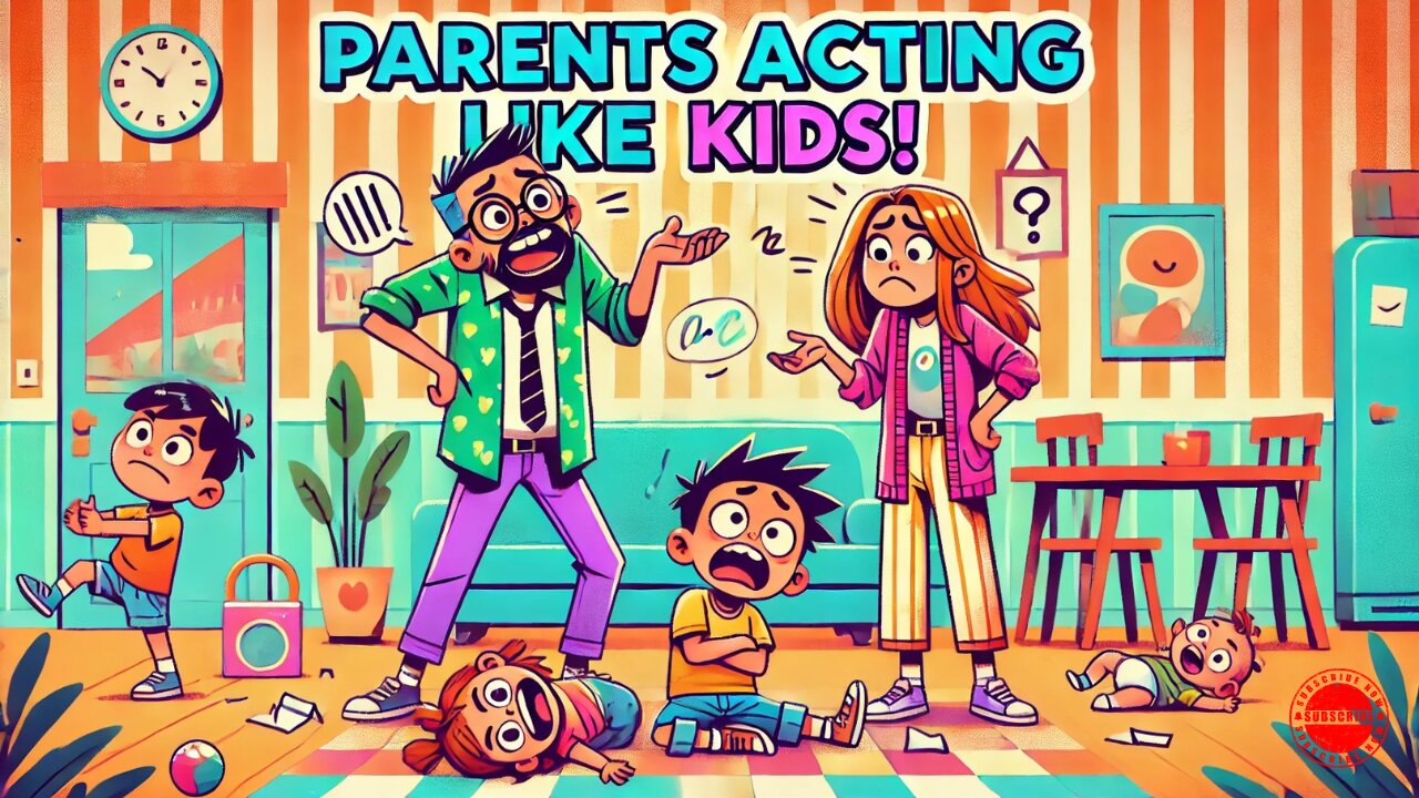 When Parents Act Like Kids for 3 Minutes! 😂 | Family Comedy Skit