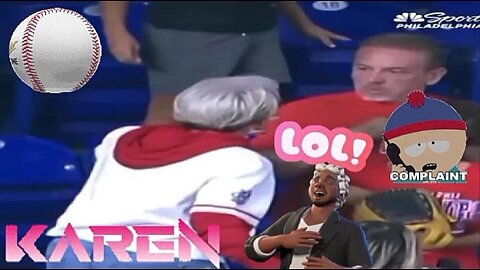 Karen Tries To Steal A Baseball From A Kid During A Philadelphia Phillies Game