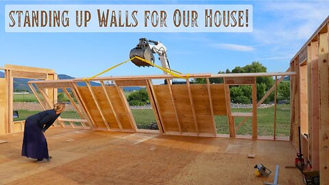 Our Little House Has Walls! Framing & Standing up Walls is Making it Look Like a House Now
