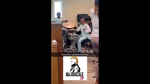 Play Aiden! 🔥🥁🎶 this kid is going places 💫 #kiddrummer #majorscaletv
