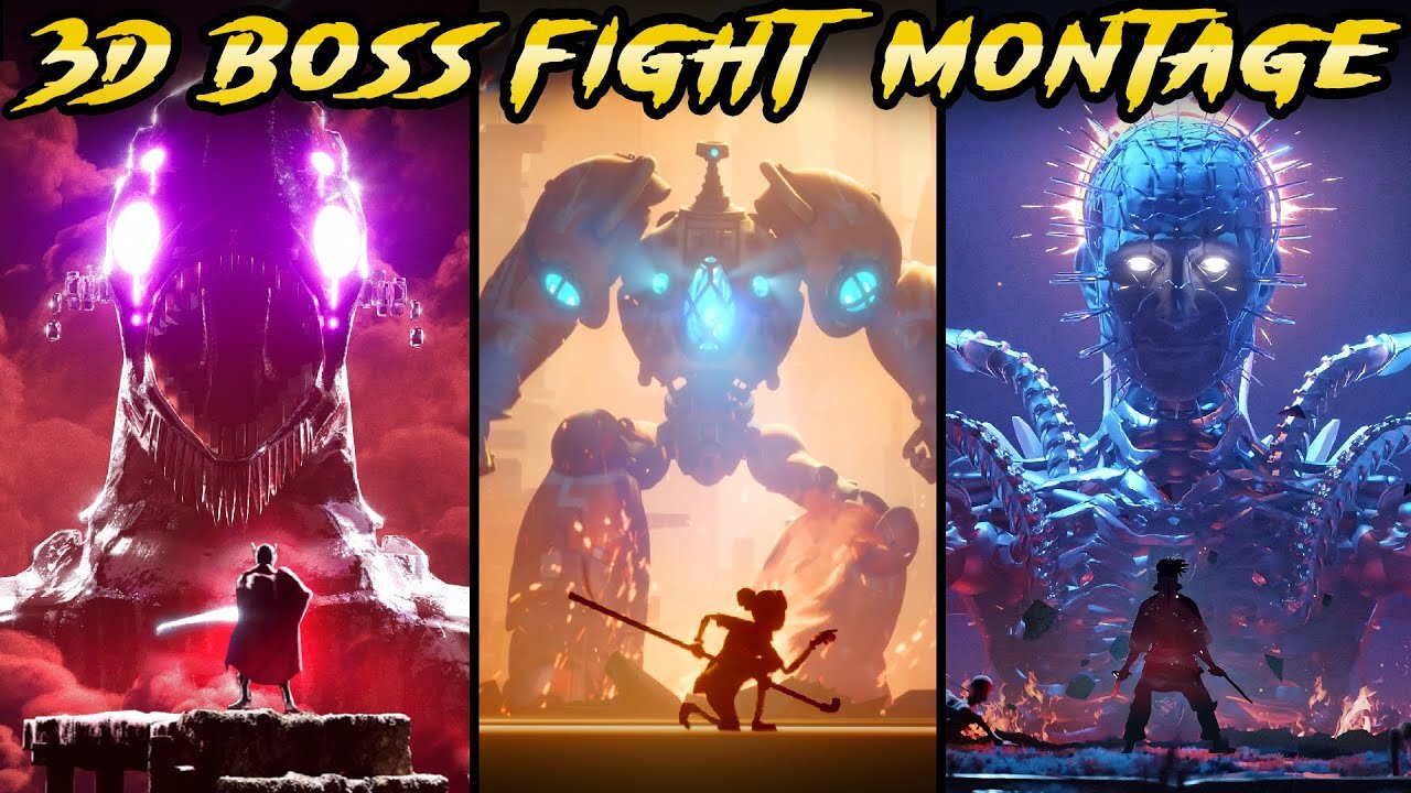 Top 100 Boss Fight: 3D Montage