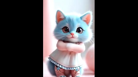 pyari kitty smart dance karte hue #cat #ai #shorts #trend