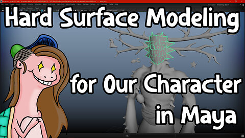 Hard Surface Modeling for Our Character in Maya