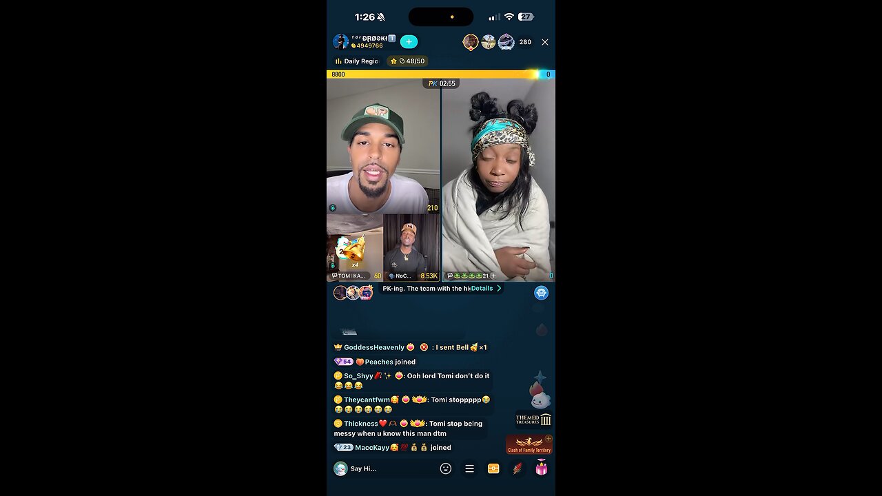 21 Bad Bitch getting Disrespected On BIGO By Droski