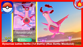 Dynamax Latias Battle (1st Battle) (Max Battle Weekend) | Pokemon GO