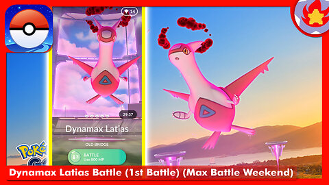 Dynamax Latias Battle (1st Battle) (Max Battle Weekend) | Pokemon GO