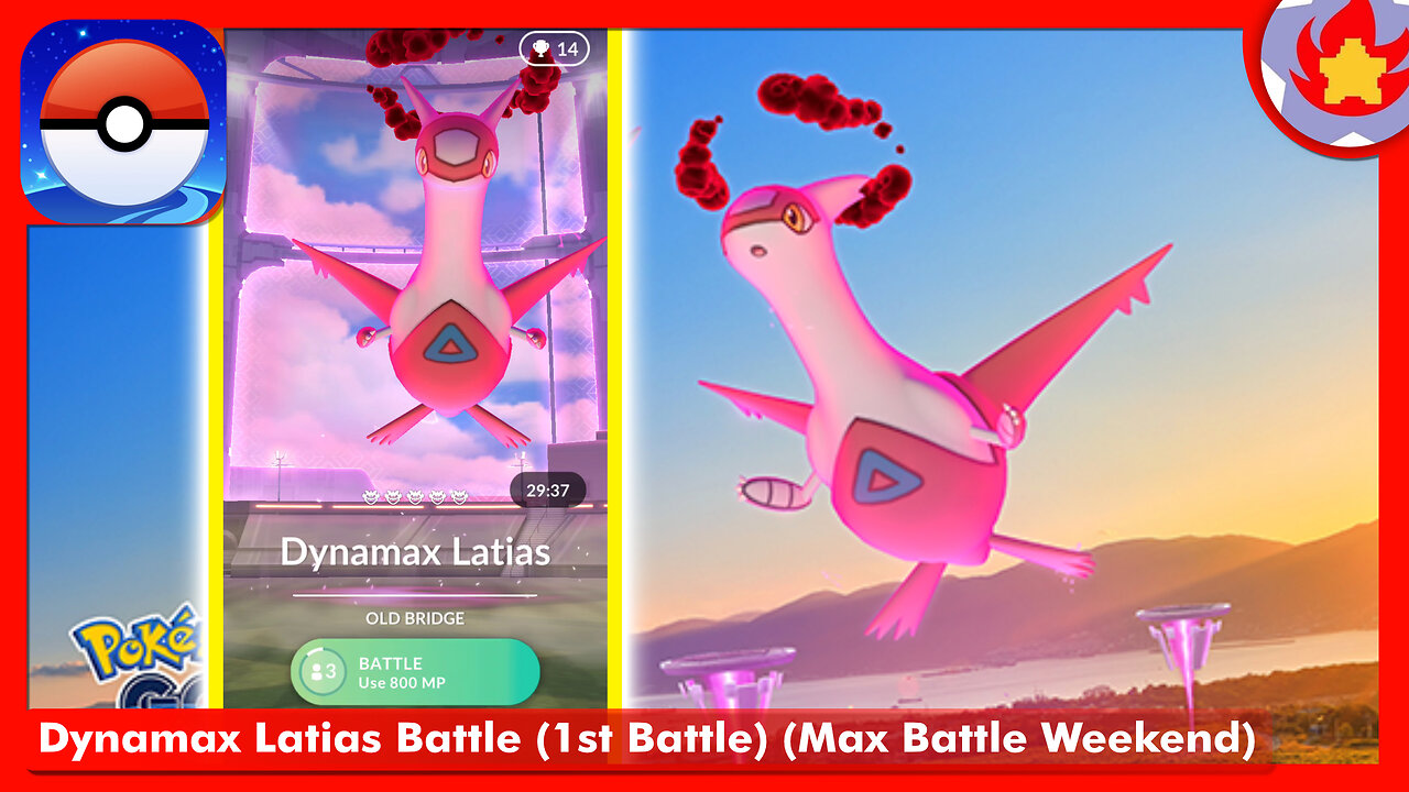 Dynamax Latias Battle (1st Battle) (Max Battle Weekend) | Pokemon GO