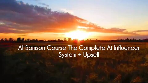 (courseslibrary.com)AI Samson Course The Complete Ai Influencer System + Upsell Course download
