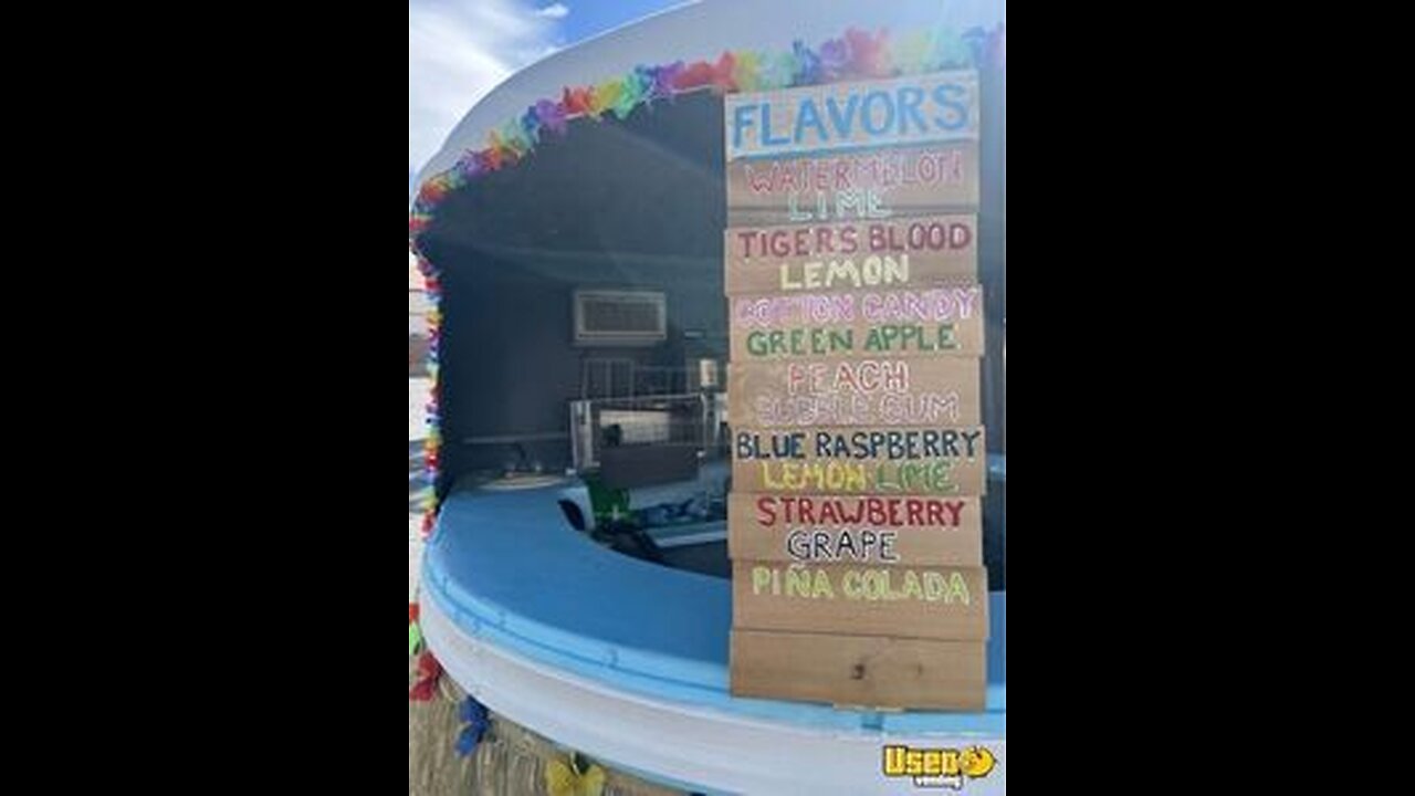 Unique Looking - Shaved Ice Concession Trailer with Hitch System for Sale in Nevada!