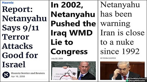 Benjamin Netanyahu: A lifetime of Lies and Warmongering ✡🤥