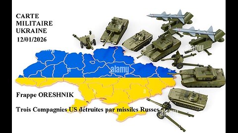 CARTE MILITAIRE UKRAINE. Frappe ORESHNIK. Trois Compagnies US détruites par des missiles Russes !