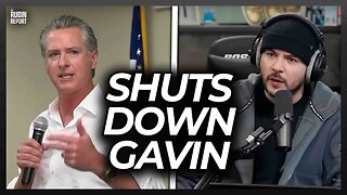 Gavin Newsom Humiliated as Tim Pool Corrects His Story w/ Facts
