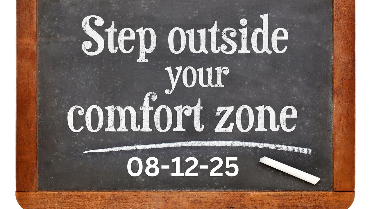 STEP OUTSIDE YOUR COMFORT ZONE ~JARED RAND’s GLOBAL MEDITATION CALL 08-12-25