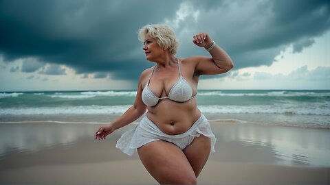 Estela Malina - Frontera del Viento 🎶 Videoclip Musical - Natural older woman