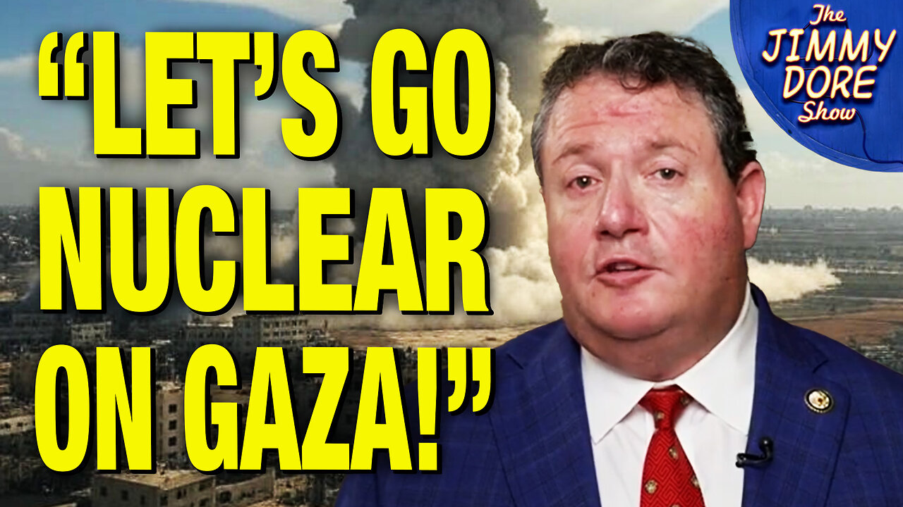 GOP Congressman’s UNHINGED Nuclear Threat Against Gaza!