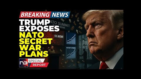 Breaking: Trump Just Destroyed NATO's War Machine in One Speech & Leaders Are Panicking