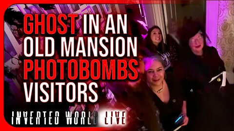 Ghost in an Old Mansion Photobombs Visitors