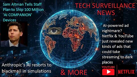 Altman's New 'AI Companion'. AI ad Nightmare Netflix-Youtube Coming? More