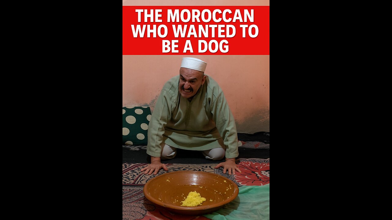 The Moroccan Who Wanted to Be a Dog 🐶😂”