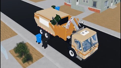 "Roblox City of Phoenix | Condor Curbtender ASL | Automated Side Loader Trash Route"