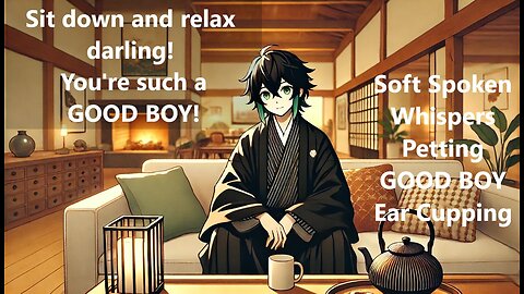 [ASMR] Femboy Boyfriend Calls You A Good Boy & Comforts You (M4M) (Petting) (Positive Affirmations)