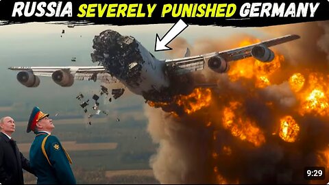 RUSSIA Destroyed German Military Plane Airbus A400M - carrying One PATRIOT Launcher and Two RADARS
