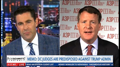 MIKE DAVIS: DC JUDGES ARE PREDISPOSED AGAINST TRUMP ADMIN