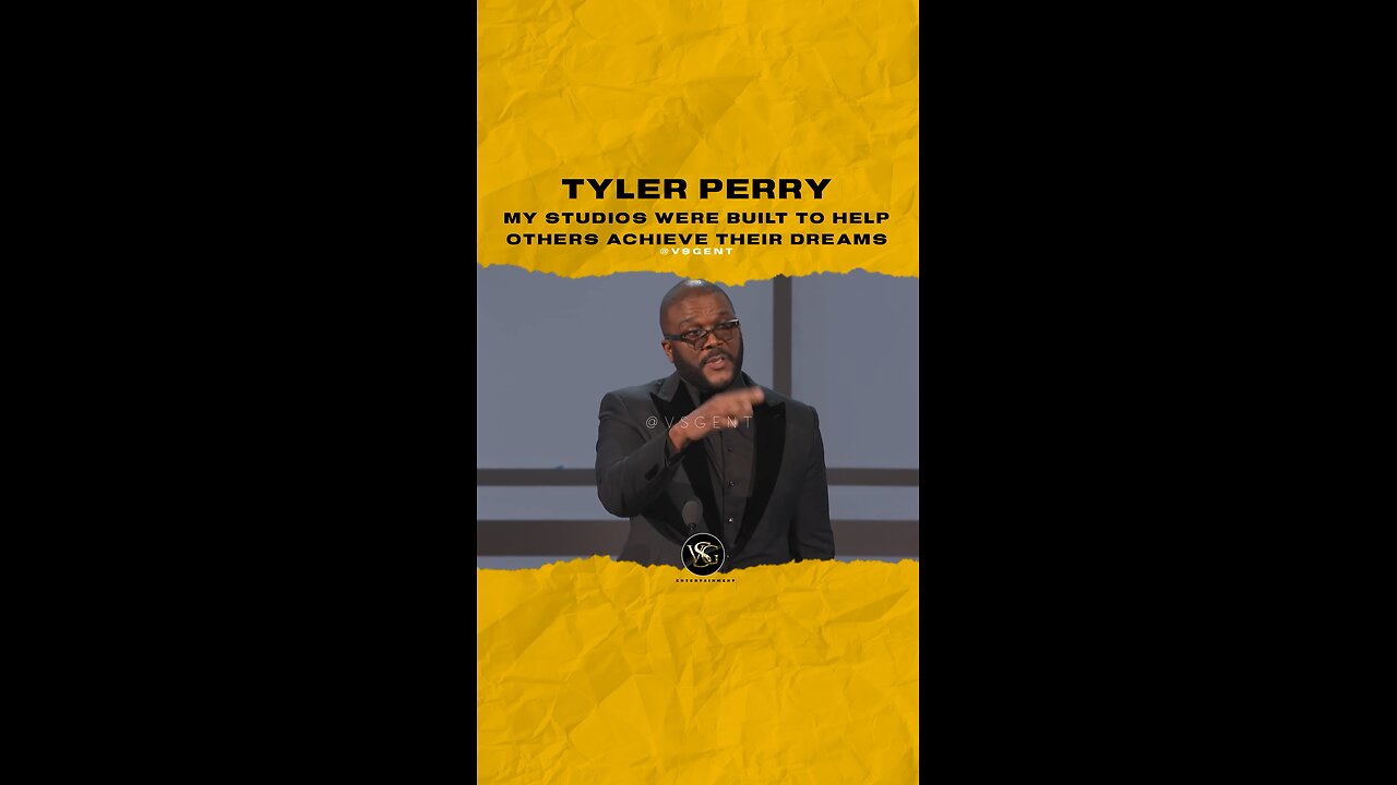 @tylerperry My studios were built to help others achieve their dreams