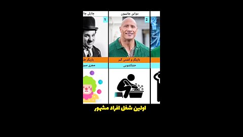 🤫🤫اولین شغل افراد معروف دنیا