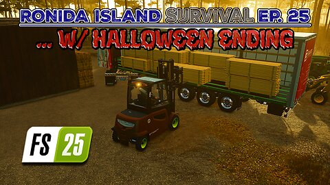 Survival on Ronida Island #25 | Buying a JOHN DEERE 6R Tractor & Woodchipper. | Farming Simulator 25